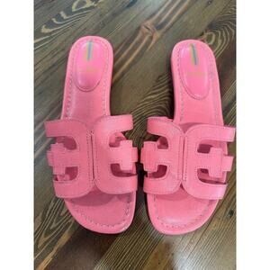 Sam Edelman Slip On Slide Style Open Toe Flat Sandals Size 6.5